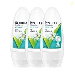 Rexona Fresh Lily Underarm Roll-On Deodorant for Women | Even Skin Ton
