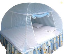Healthy Sleeping Foldable Pop up Polyester Mosquito Net for Double Bed