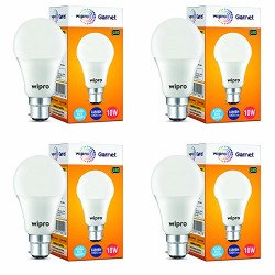 wipro Garnet 10W LED Bulb for Home & Office |Cool Day White (6500K) |