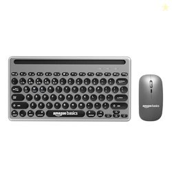 Amazon Basics Wireless Keyboard and Mouse Set with Bluetooth multiconn