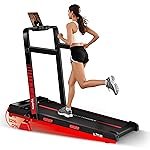 Lifelong Walking Pad Treadmill | 4 HP Motor | Foldable Handle | LED Display & Remote Control | 2-Level Manual Incline | Anti-Slip Belt | Compact Under Desk Running Machine for Home & Office