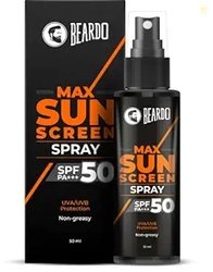 Beardo Max Sunscreen SPF 50 & PA+++ Spray for Men | Non-greasy Spray f