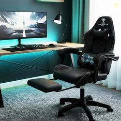 Casa Copenhagen Designed in Denmark,High-Back Italian Leather Gaming E