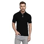 CHKOKKO Men’s Polo Cotton Regular Fit Half Sleeves T-Shirt with Pocket