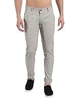 Majestic Man Men’s Slim Fit Mid Rise Casual Comfortable Trousers