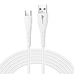Wecool Unbreakable Soft 5A Type C Cable Supports Fast Charging, Quick Charging, Dash Charging and Warp Charging, 1 Mtr Charging Cable, Compatible with OnePlus, Oppo and VIVO Smartphones