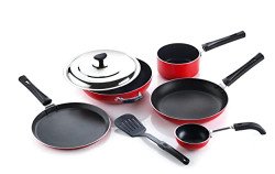 Crystal Classic Series 7-pc Non-Stick Cookware Set, PFOA Free, Tawa, V