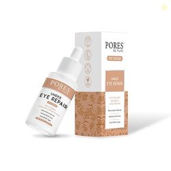 PORES Be Pure Under Eye Repair Serum | Collagen + Ceramide Eye Serum f