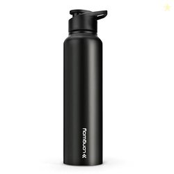 Longway Rush 1 LTR Stainless Steel Water Bottle | Leak-Proof & Rust-Fr