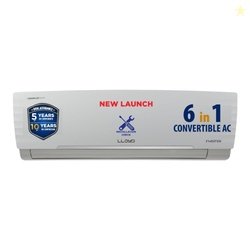 Lloyd 1.5 Ton 3 Star Inverter Split AC (6 in 1 Convertible, Cools Even