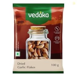Amazon Brand - Vedaka Dried Garlic Flakes | 100g