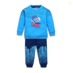 LuvLap Baby Boys Full Sleeve Sweatshirt & Pyjama Set Pack Of 1, Cotton
