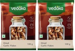 Amazon Brand - Vedaka Dried Garlic Flakes | 100g (Pack of 2)