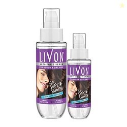 Livon Serum for Women for Dry & Rough Hair For 24 Hour Frizz-free Smoo