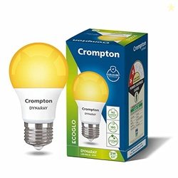 Crompton Dyna Ray 5W Round E27 LED Warm White Pack of 1