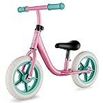 Lifelong Balance Bike for Kids 1.5-3 Years | Ergonomic Frame | Pedal Free Balance Bike |Crash Guard | Quick-Release Height Adjustment | Toxic Free Mag Wheels & Grip| Suitable for Girls & Boys (Pink)