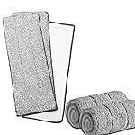 STELLIX Microfiber Small Mop Refill Pad: Washable, Fits Flat Mops, Ideal for Small Buckets (2 Pc, 33×11.5 cm)