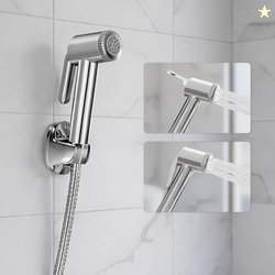 Amazon Basics Health Faucet Set  Premium Jet Spray Gun with Pipe for T