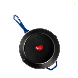 Pigeon By Stovekraft Cast Iron Frying Pan, 25 cm | Enamel Coated | Lux