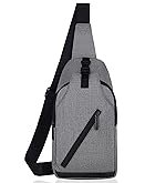 WildHorn Sling Crossbody Bag for Men, Stylish Chest Shoulder Bag for Men & Women, Adjustable Strap for Commuting Travel Outdoor Activities