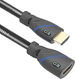 C&E CNE513683 (6 Feet/1.8 Meters) High Speed HDMI Cable Male to Female with Ethernet and Audio Return (Black)