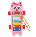 Mommers Xylophone Musical Educational Toy for Kid (1-3Year Old) I Toddlers Babies Kids Girls, Boys I 2-in-1 Piano Combined I Safe for Kids Drum Sticks for Fast and Fun Learning for Kid