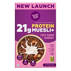Yogabar High Protein Muesli 350g | 23g Protein per 100g | With Probiot