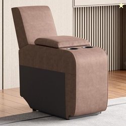 Home Cente Denver Fabric Console - Brown