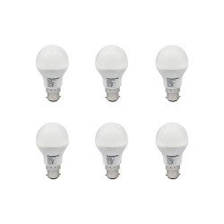 Panasonic B22 LED Cool Day Light Bulb (9W) - Pack of 6