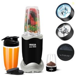 INALSA Mixer Grinder|3 Jar & 600 W Copper Motor| Blenders for Smoothie