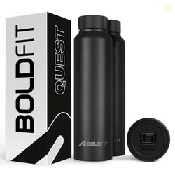 Boldfit Water Bottles Stainless Steel Water Bottle 1 Litre for School,