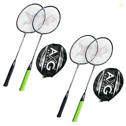 AXG Scratch Resistant A-2000 Classic Set of 4 Strung Badminton Racquet