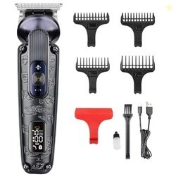 Hatteker Men Ht-6188 Premium Metal Body 0 Gapped T-Blade Outlining For