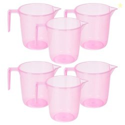 Kuber Industries Pack of 6 Plastic Bathroom Mug (1100 ML) | Multipurpo