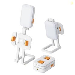 Amazon Basics Foldable Table LED Video Light for Photography, Live Str