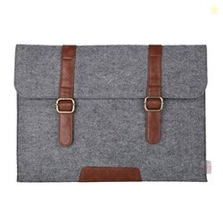 OON 11 Inch Felt Laptop Sleeve Suit Up External Size 12  x 9  easily f