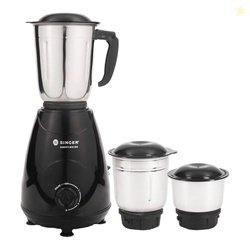 SINGER Cheffy Mix Mixer Grinder | Sleek Design | 3 Stainless Steel Jar