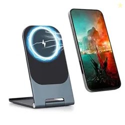 AGARO Elegant Wireless Charger, 15W, Qi-Certified, Charging Stand for