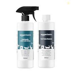 Amazon Basics  Hardstain & Descaler Eco-Friendly Cleaning Spray Combo