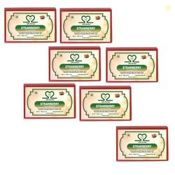 S2M Herbal Strawberry Soap (Pack of 7) (7 x 125 g)
