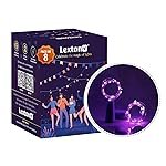 Lexton Cork Light | Bottle Light | Purple Copper String Light | Cork String Light | 8 Pieces | for Valentine’s Day, Room dÃ©cor, Birthdays, Party,Diwali