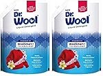 Dr.Wool By Jyothy Labs Liquid Detergent 1KG Pouch An Expert Care for Winter Wear With Long-Lasting Fragrance|WoolSmart+ Technology for Woollen & Delicate|Ideal for Semi-Automatic & Top Load Machine