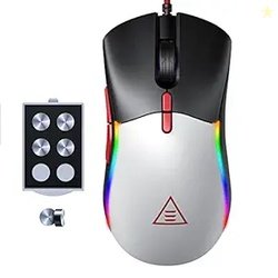 EKSA EM200 Gaming Mouse Wired, USB Mice with 13 RGB Backlit (Black and
