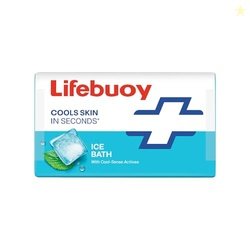 LIFEBUOY Ice Bath Soap Combo Pack of 5, 125g each, for Rapid Heat Reli