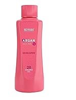Streax Professional Argan Secret Hair Colourant Developer, Cream Developer for Rich Hair Colour, 20 Volume (6%), 250ml