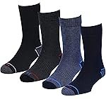 RC. ROYAL CLASS Men’s Thick & Warm Woolen Calf Length Towel Multicolored Socks, Pack of 4, Winter Wear Terry Cushioned Thermal Socks For Men