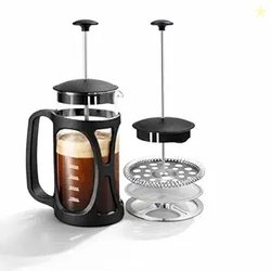 Wonderchef French Press Coffee & Tea Maker 350 ml|Borosilicate Glass C