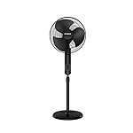 Crompton HISPEED Torpedo EX 400 mm Pedestal Fan | 2100 RPM | Easy Neck Tilt Mechanism | Superior Air Delivery | Smooth Oscillation | 2 Year Warranty | Black