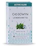 Goodwyn Peppermint (20 Tea Bags) | Caffeine-Free Herbal Tea | Real Peppermint Leaves | Non-Bitter | Refreshing & Relaxing | Aids Digestion | Plastic-Free