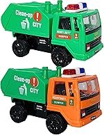 Smart Picks Clean Up City Vehicle Display Piece/Pull Back Toy for Kids (Colour May Vary)